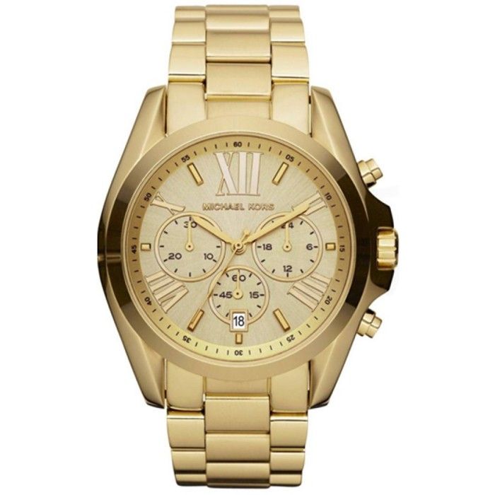 Montre Femme - Michael Kors - MK5605 Bradshaw - Acier - Doré - Étanchéité 5 Atm