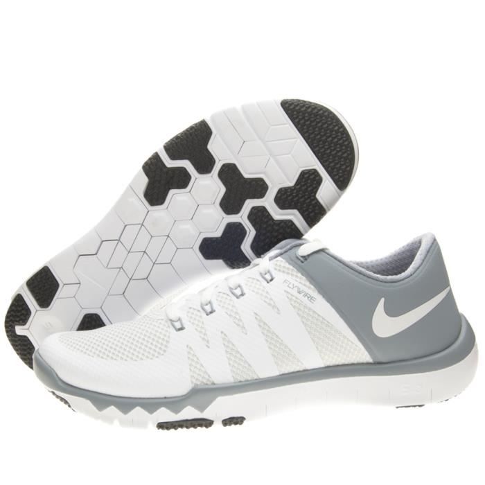 110 Nike Free Trainer 5 0 V6 42 1 2 Blanc Achat Vente Basket Cdiscount