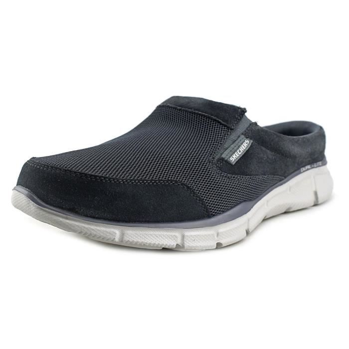 Mules en toile Skechers Sport Coast to Coast pour femme - Gris/Bleu