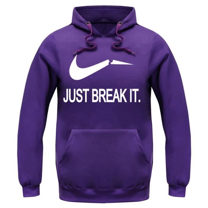Sweat a 2025 capuche imprimé homme