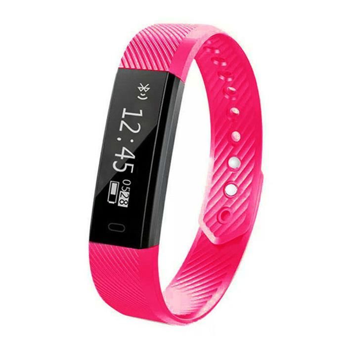 Montre connectée sport Bracelet Tracker d'activité Compteur de Pas
