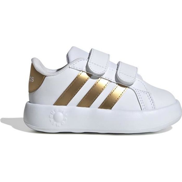 Chaussures Adidas Grand Court 2.0 Cf I pour Bébé et Petit enfant - Blanc - Scratch