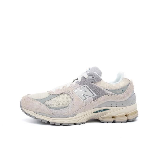 Chaussure De Lifestyle Sneakers New Balance - Unisexe - Gris - Cuir - Lacets