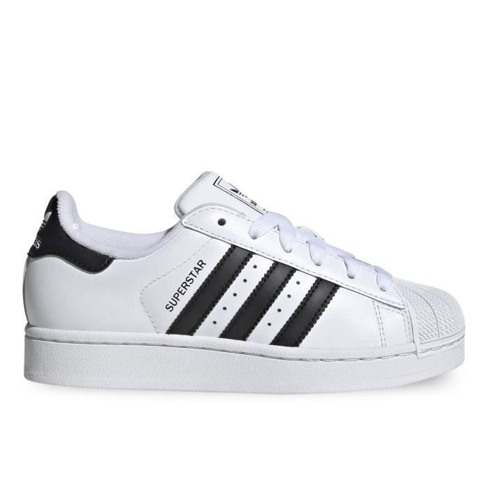 Adidas Basket - ADIDAS - Superstar II J - Blanc - Cuir - Lacets