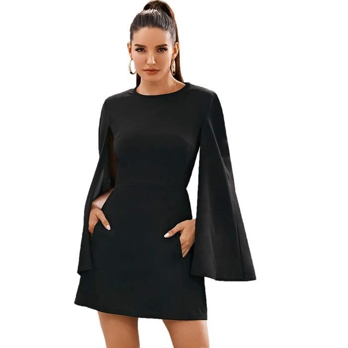 robe avec manche cape