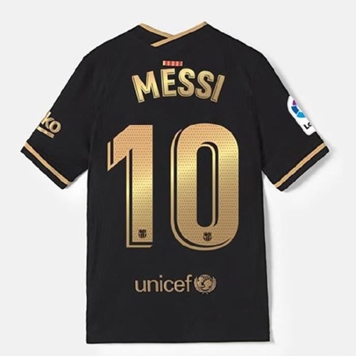 Nouveau Maillot de Foot FC Barcelone 10 Lionel Messi Extérieur 2020 2021 Barca Leo Messi Pas Cher pour Homme - Cdiscount Sport