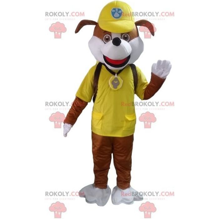 Mascotte de chien marron et blanc du dessin animé Pat' Patrouille - Costume  Redbrokoly.com personnalisable - Cdiscount Jeux - Jouets