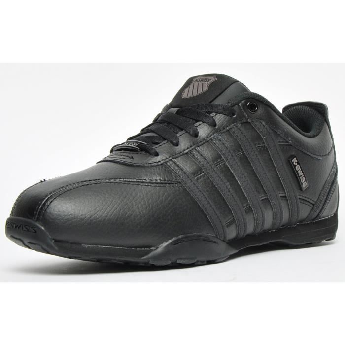K-SWISS Baskets Hommes - K-SWISS - Arvee 1.5 - Cuir - Lacets - Noir