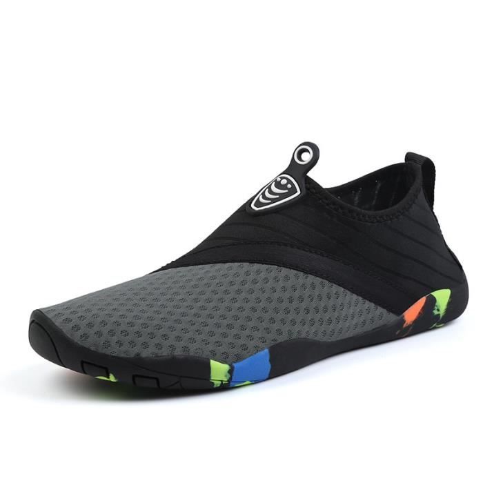 Chaussures Aquatiques Homme Femme MIEHUIAI - Léger, Séchage Rapide, Semelle Antidérapante - Taille 35 à 47 EU