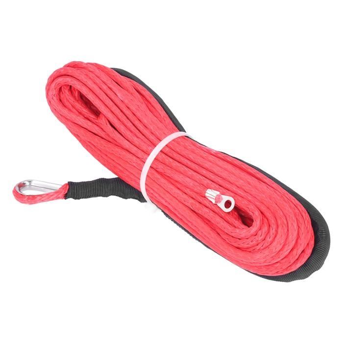 Rallonge De Câble De Treuil Synthétique - 3/8" X 50 Pieds - Vert - Neuf