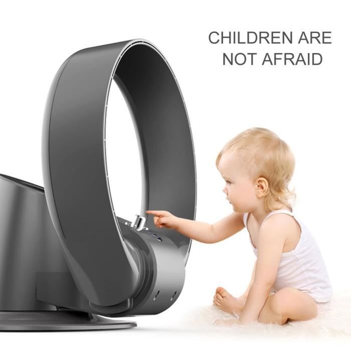 Ultra Silencieux Sans Pale Ventilateur Sans Feuille Pale Electrique Telecommande Sans Bruit Pour La Maison Enfant Bebe Cdiscount Bricolage