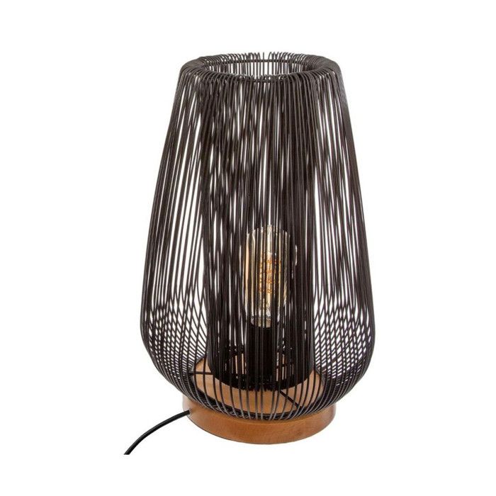Lampe à Poser Design en Métal Noda 40cm Noir Lampe à Poser Design en Métal Noda 40cm Noir