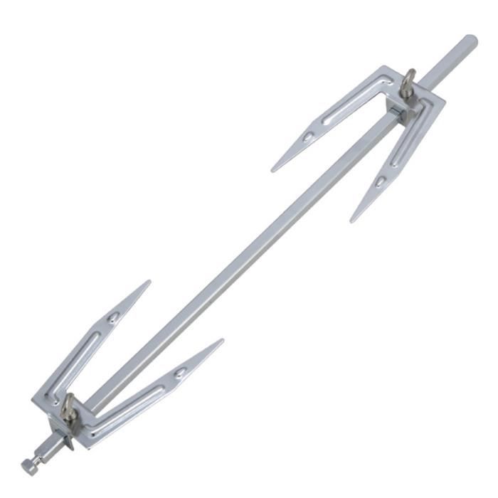 Fourchettes Rotatives Acier Inoxydable Pour Friteuse Air - 27cm Pour Poulet, Poisson, Grillades - Compatible Bareeo
