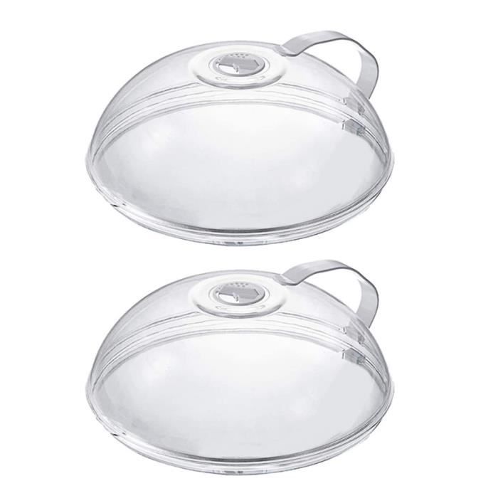 EACHPT Couvercle Micro Ondes Cloche Transparente Alimentaire pour Le Chauffage Et La Protection Contre Les Projections deau Protection Anti-éclaboussures Cloche Micro Ondes 26 X10Cm EACHPT Couvercle Micro Ondes Cloche Transparente Alimentaire pour Le Chauffage Et La Protection Contre Les Projections deau Protection Anti-éclaboussures Cloche Micro Ondes 26 X10Cm