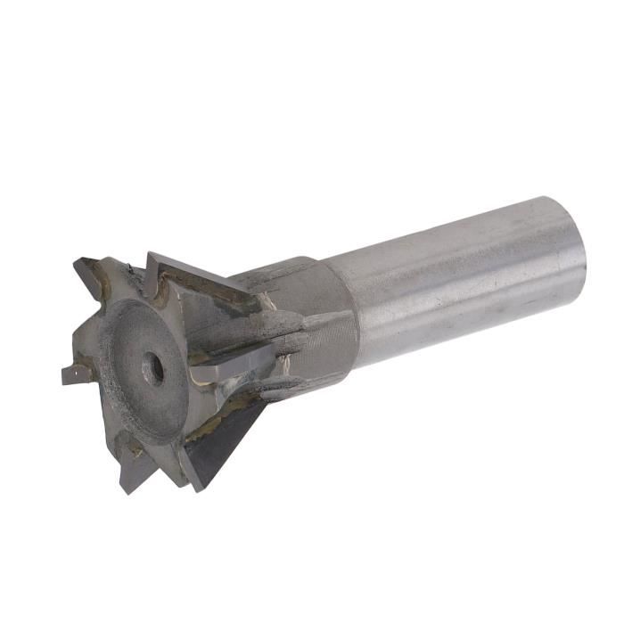 Fraise à Défoncer Queue D'aronde 8° YONICO | 11/16" Tige 1/2" Pour Joints Menuiserie