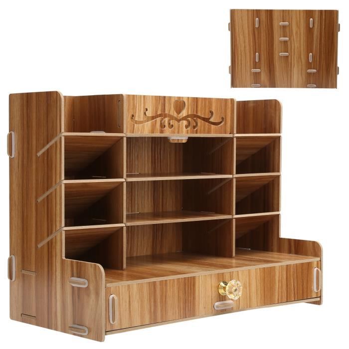 Étagère de bureau en métal à 2 couches,bibliothèque T1,support de