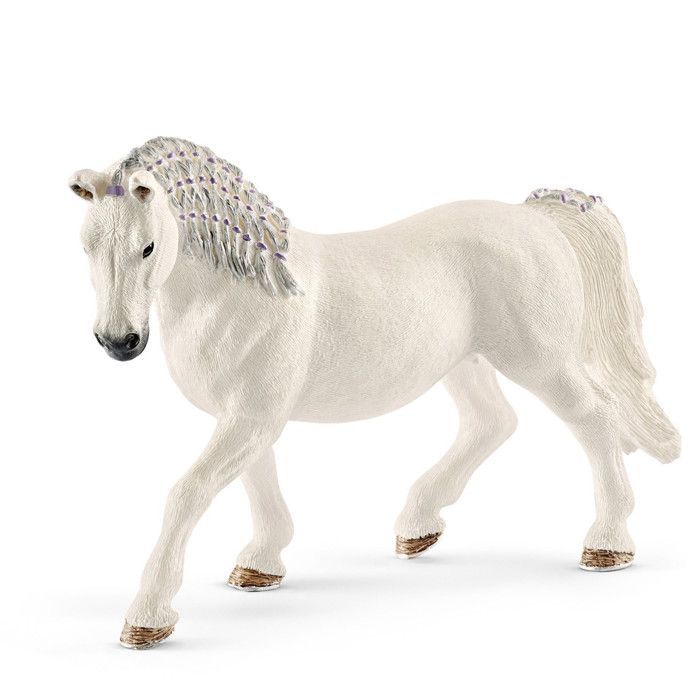 Schleich 13906 Jument Frison – Figurine Horse Club, 12,6 X 3,4 X 11 Cm, Dès 5 Ans, Multicolore, Détail Réaliste