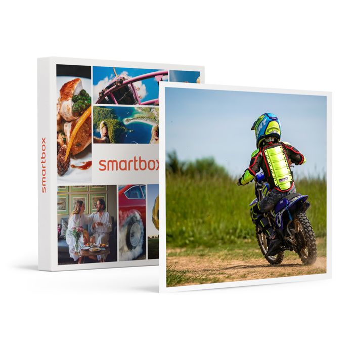 SMARTBOX - Sensations fortes spécial junior : initiation au pilotage de quad ou de moto d'1h près de Paris - Coffret Cadeau | Sensat