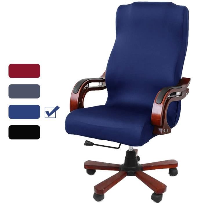 Housse de chaise de bureau d'ordinateur étanche de protection pour chaise à  dossier haut de style simplisme moderne -Couleur - Cdiscount Maison