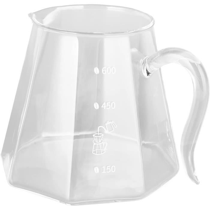 Cafetière à Verser Lalord En Acier Inox 304 Avec 100 Filtres Papier #2 - Pichet 600 Ml - Pour Maison Et Camping