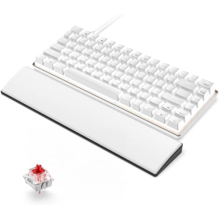 Mars Gaming Clavier Mecanique compact blanc Switch RED