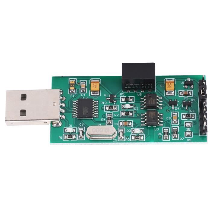 FHE-Module de sortie TTL 3.3V 5V Module série USB vers TTL Module de ...