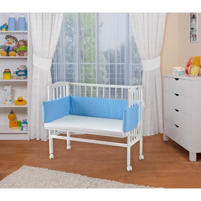 Berceau Cododo Supfine 3-en-1 - Lit Bébé Pliable Avec Moustiquaire, Hauteur Réglable - Sécurité Et Proximité