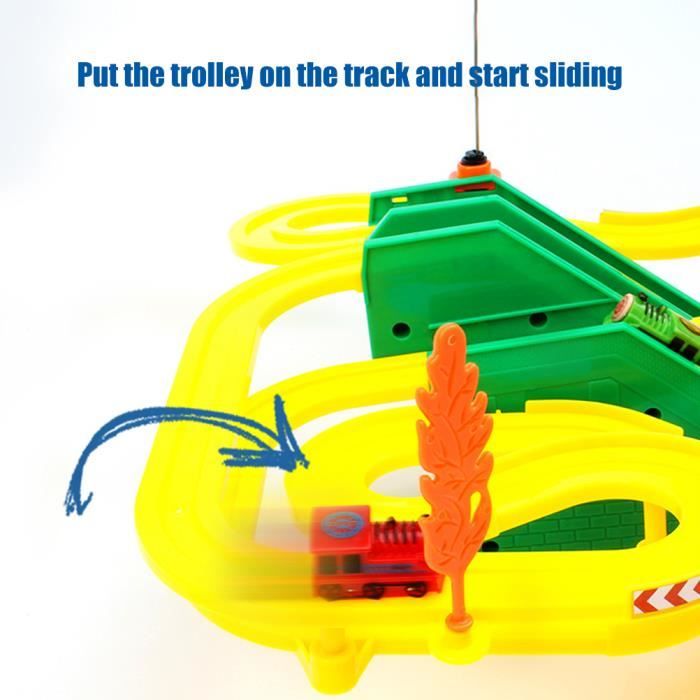 Circuit Voiture Jouet Piste 360° Escalade Mur - Jeu Course Enfant Avec Voiture Télécommandée Piste Course Enfant 360 Degrés