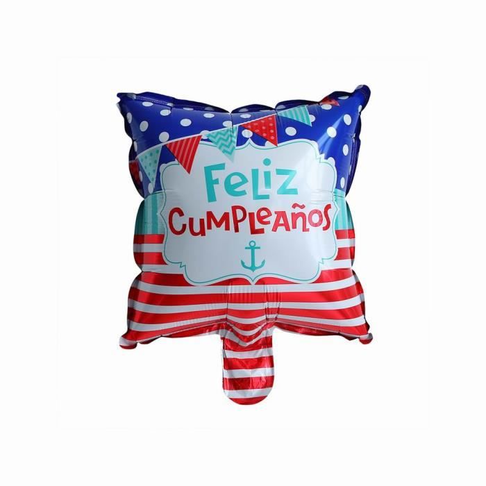 Lot De 16 Ballons Mylar Ronds 45,7 Cm - Multicolores - Pour Anniversaire, Mariage, Décoration Fête - Avec Rubans Et Pailles - 6