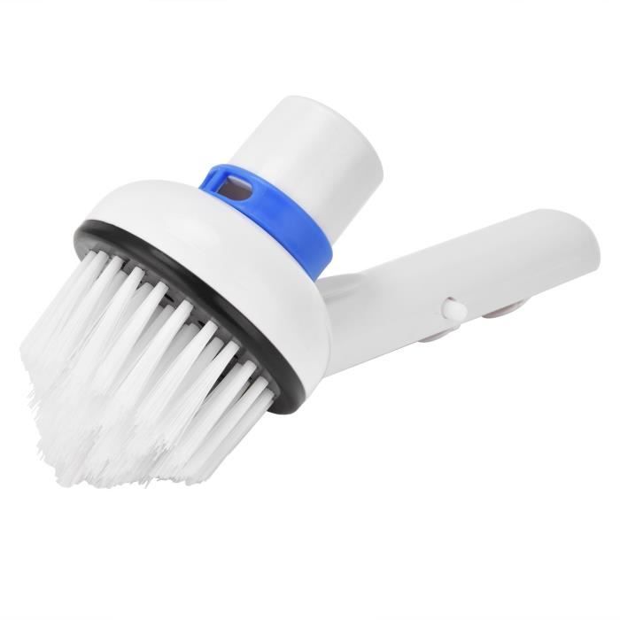 Lot De 2 Brosses Rondes D'Angle R9Z3 Pour Piscine, Jacuzzi, Spa – Nettoyage Coins Et Marches, Poils Rigides Sans Rayures