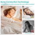 Bone Conduction Bluetooth 5.0 Pillow Speaker Mini Portable Under Pillow Speakers Wireless Pillow Speaker Usb Charging Pillow [H3053]-1