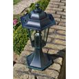 vidaXL Lampe de jardin Vert foncé/Noir Aluminium-1