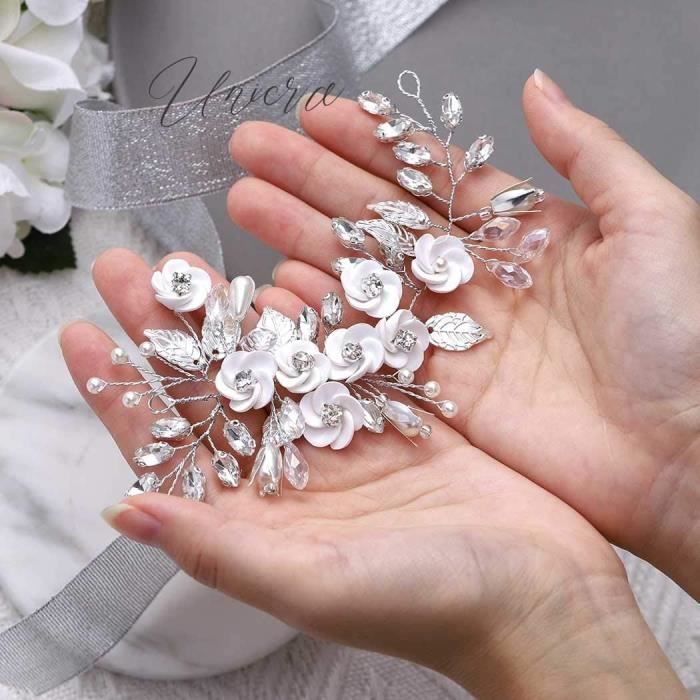 Accessoire cheveux deals court mariage