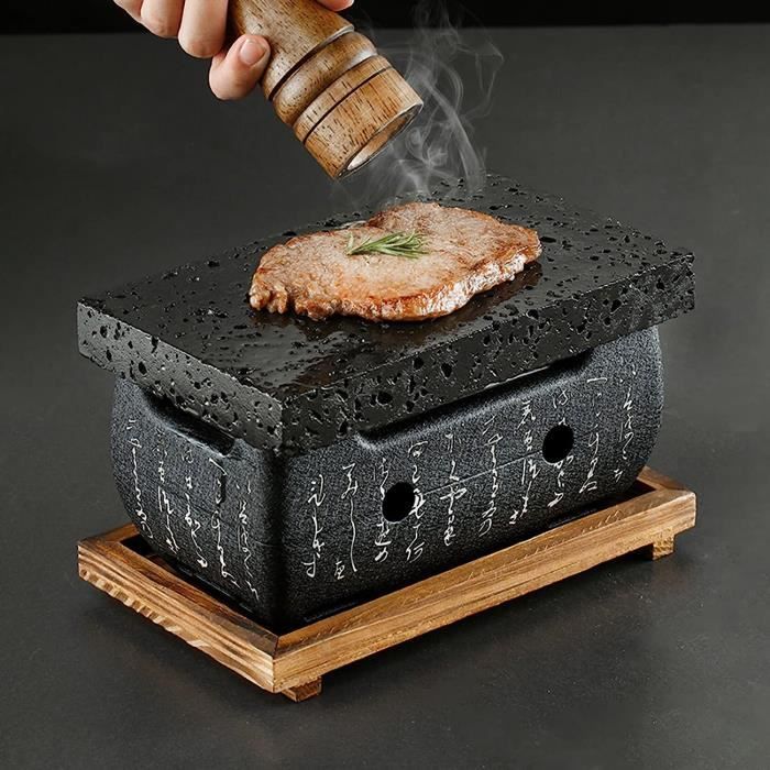 Barbecue Japonais De Table 19x14.5cm - Grill Charbon De Bois Portable | Pour Famille Et Extérieur