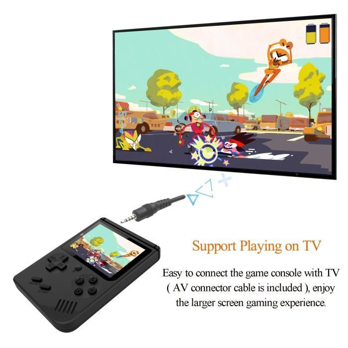 Rouge - Mini console de jeu vidéo portable rétro pour enfants, LCD 8 Rouge - Mini console de jeu vidéo portable rétro pour enfants, LCD 8