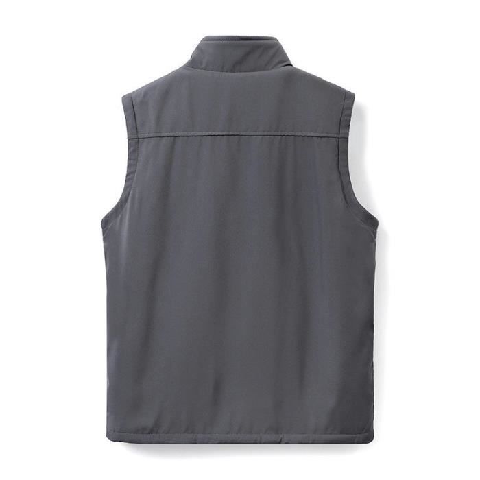 Gilet homme à fermeture éclair en cachemire ultra-fin