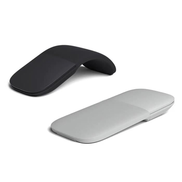 Souris Arc, Souris Incurvée Sans Fil Pliable, Souris Bluetooth Légère
