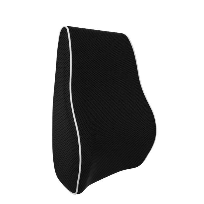 Coussin Ergonomique Mousse Mémoire De Forme Coussin Lombaire Ergonomique Cartrend En Mousse à Mémoire De Forme - Soutien Dos Idéal Voiture, Bureau & Voyage - Housse Amovible Respirante - Noir Coussin Ergonomique Mousse Mémoire De Forme Coussin Lombaire Ergonomique Cartrend En Mousse à Mémoire De Forme - Soutien Dos Idéal Voiture, Bureau & Voyage - Housse Amovible Respirante - Noir