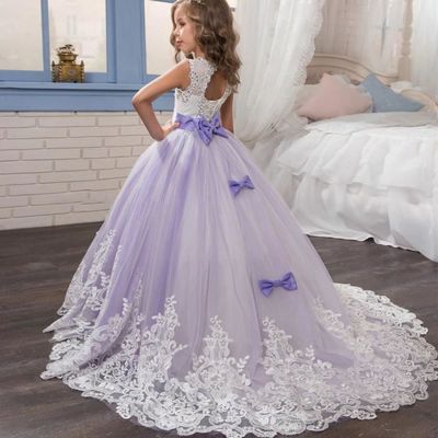 Robe De Noël Pour Fille - Imprimé Motifs De Noël (Père Noël, Flocons), Manches Longues, En Coton Doux - Pour Fêtes, Cérémonies, Photos - Taille 10 Ans Environ