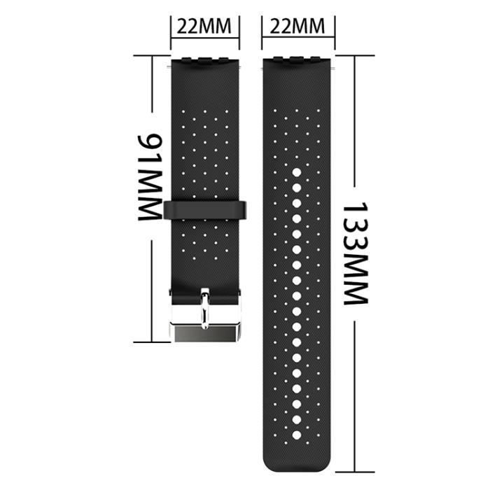 Bracelet Silicone De Rechange Pour Polar Vantage M3 - Réglable, Confortable, Plein De Couleurs - Homme Et Femme