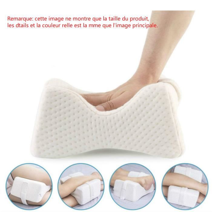 Oreiller De Genou En Mousse à Mémoire De Forme - Soulagement Sciatique, Hanche Et Grossesse