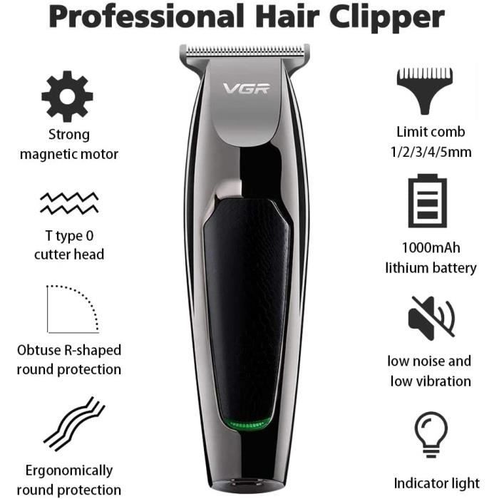 TONDEUSE A BARBE Hair Clippers for Men Cordless Blade Hair Trimmer Electric Beard Trimmer Hair Cutting Grooming Kit with Gui593 Cdiscount Electromenager