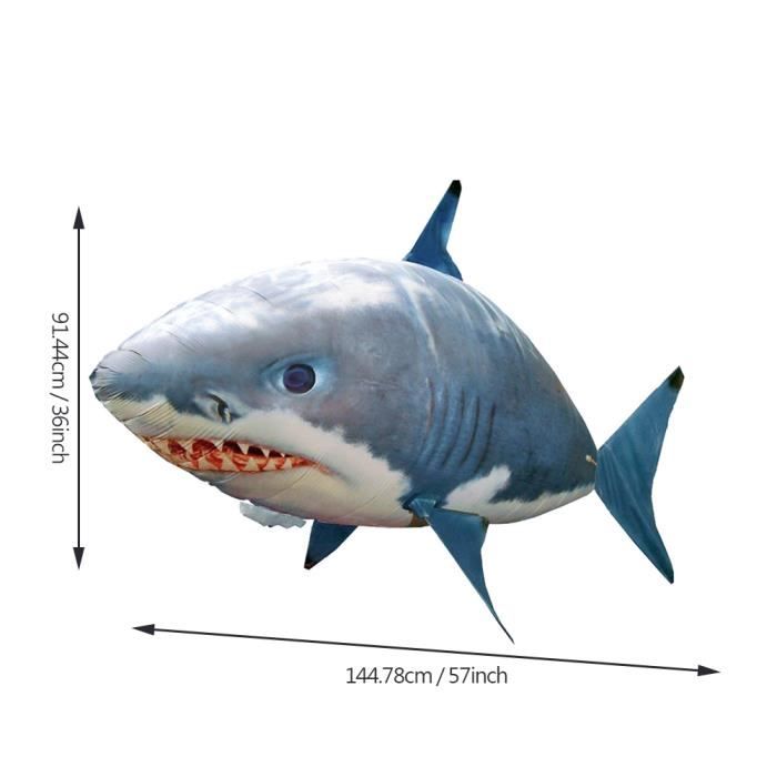 Garosa jouet de requin volant T l commande Flying Shark gonfl RC