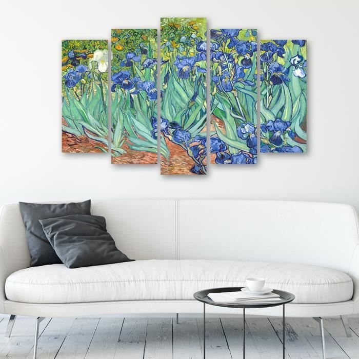 Tableau les iris de van gogh on sale