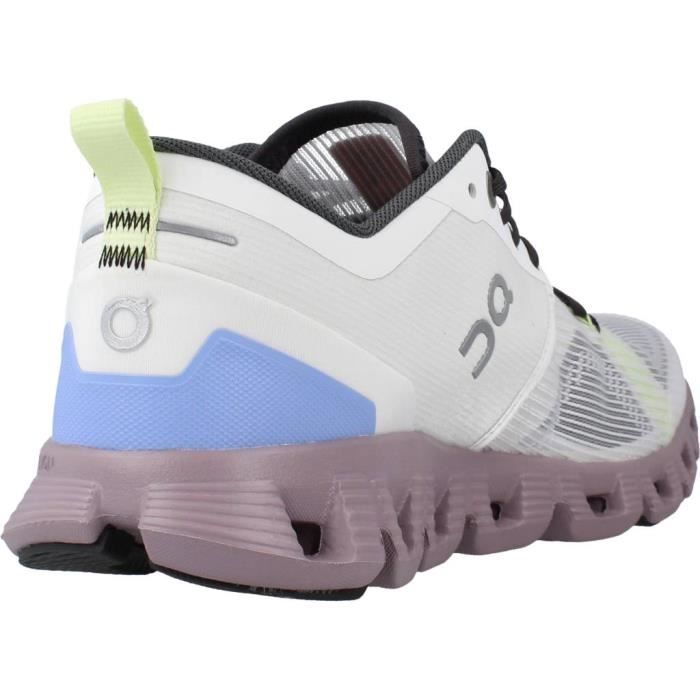 Basket Running ON RUNNING 132713 Blanc Femme Gomme Synthetique Textile Blanc Cdiscount Chaussures