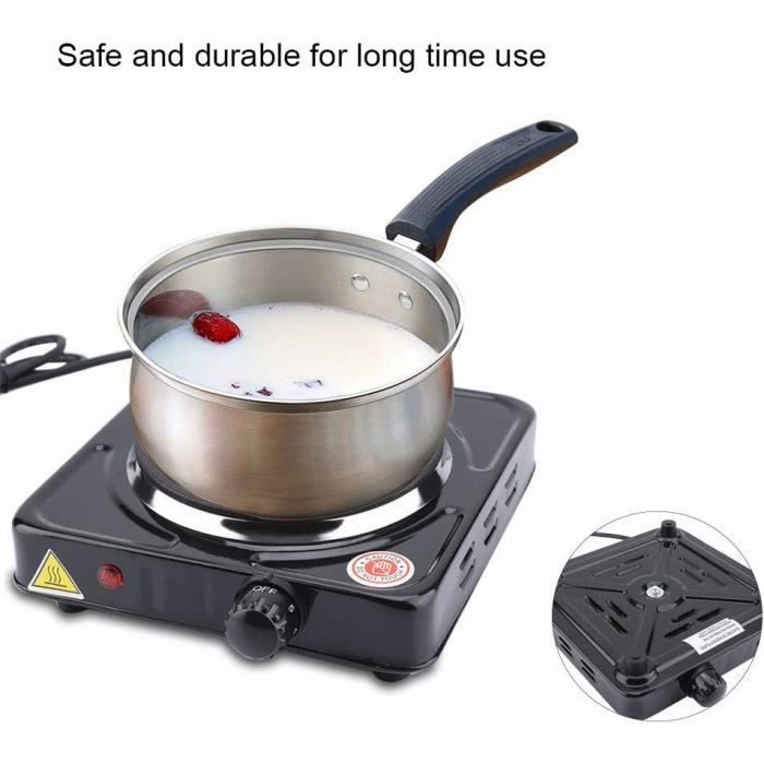 Cuisinière Électrique Portable 500W - Plaque Chauffante Pour Thé/Café - 5 Températures - Prise UE