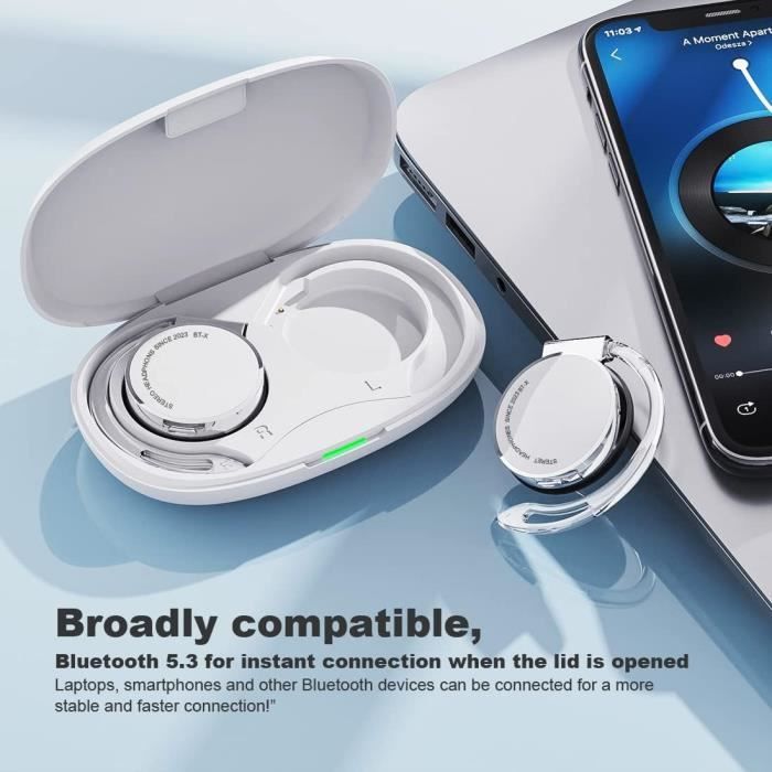 Casque Audio Bluetooth Over-Ear Weatwo VWT200 - Micro Double, Classe 1, Version 5.1