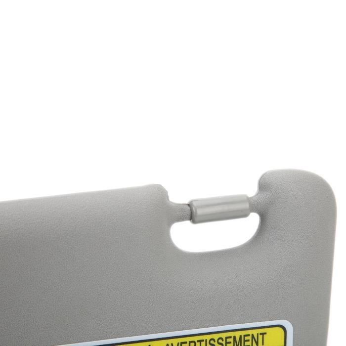 Zilimontt Pare-soleil De Voiture Gauche Droite - Pièces De Rechange Intérieures En Plastique Gris Compatible Avec C3 II 1613251480 Pour SC 1.0 1.1 1.2 1.4 2009-2016 OEM