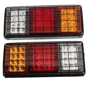 Feux Arrière LED ETUKER Pour Remorque - 12/24V 4 Fonctions étanches Certifiés E