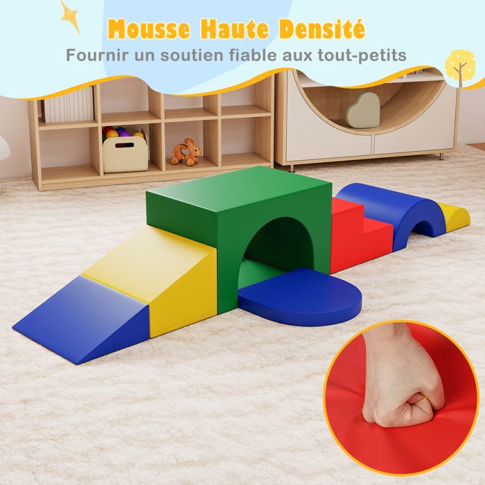 Jouets d'escalade pour Tout Petits,Enfants Blocs de Construction en Mousse,Jeux pour Enfants,Jouet Composite pour Enfants pour Ramper, Grimper et Glisser ( JM323) | Votre wishlist sur